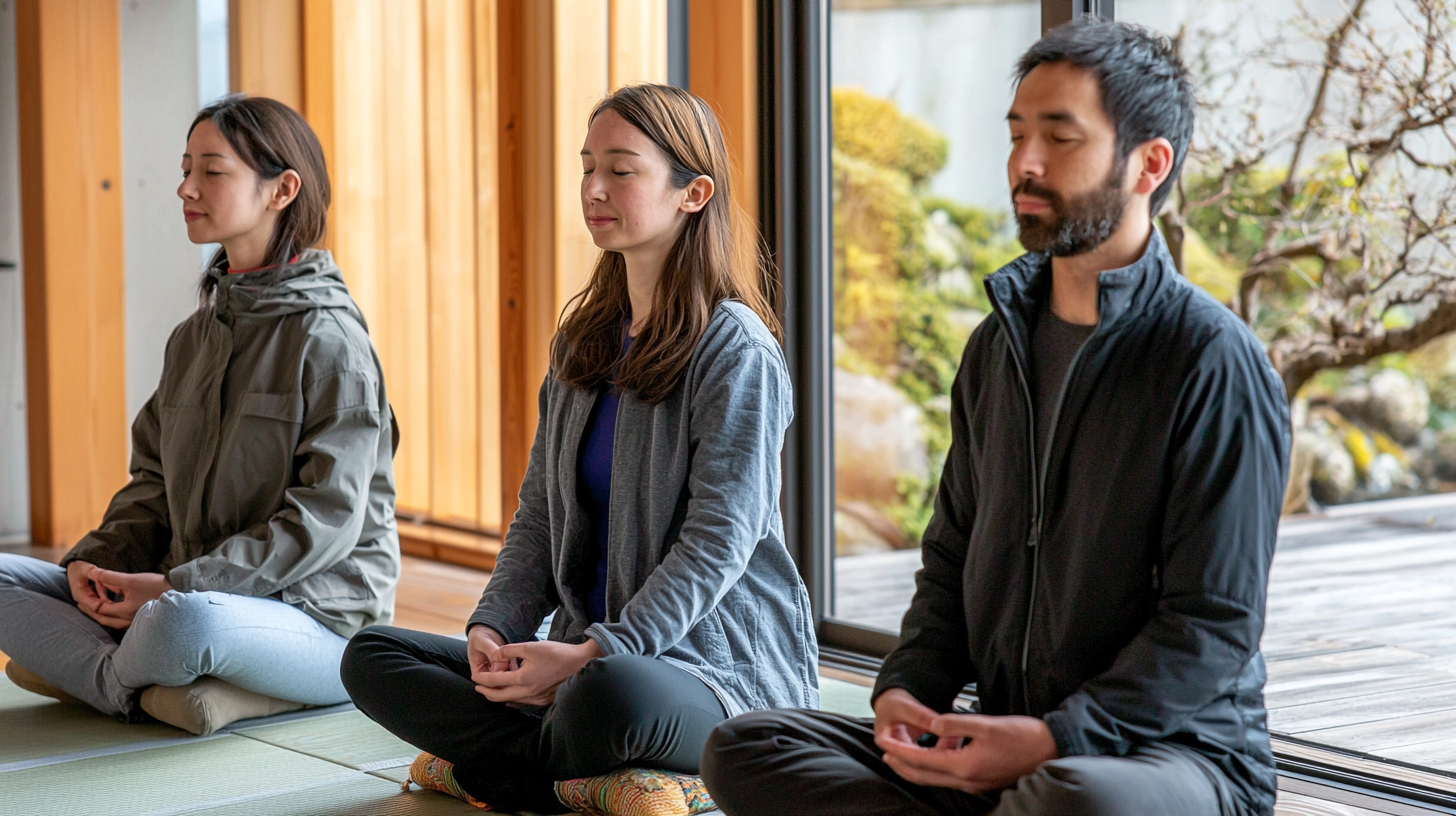 People sitting in meditation